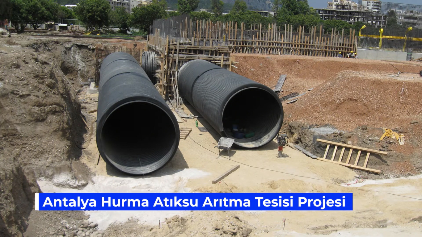 Antalya Hurma Atiksu Aritma Tesisi Projesi